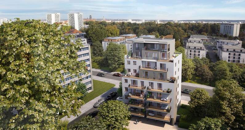 Erstbezug - Moderne 2 bis 4 Zimmer- Eigentumswohnungen in Neubauprojekt in zentraler Lage von Dresden Erstbezug - Moderne 2 bis 4 Zimmer- Eigentumswohnungen in Neubauprojekt in zentraler Lage von Dresden
